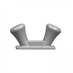 Havnefarvet jernbolt med specialmalet farve