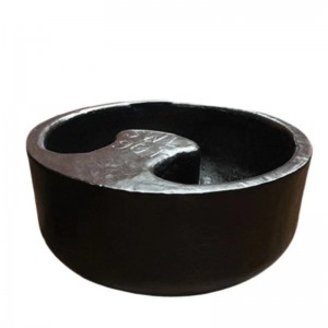 Marine Ship Boat fortøjner Cast Steel Recessed Bitt Bollard