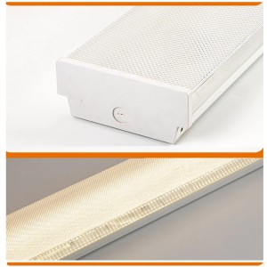 Seven-tommers Rhombus, 4FT LED ombrydning omkring 40W Wrap Light, 4000K Neutral White, 4 FodLED Show Lights for Garage