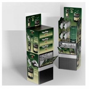 TMJ714 Manufacturer Custom Multi-Layer Plastic Shelf Supermarket Milk Beverage Display Shelf Store Detail Display Rack