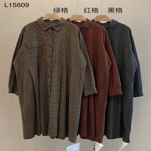 Lys- fittings design Minismist Smelly Casual Solid farve Trykt farve bomuld og linned overdimensioneret brugertilpasset 15609 Shirts Dress