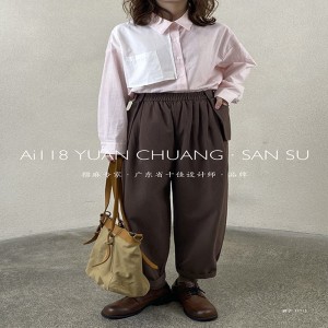 Løse kvinders bukser, der er skræddersyet til at passe til enhver lejlighed, mest behagelige afslappet stil bomuldslinned tilpasset 11713 Stilfulde og løse bukser