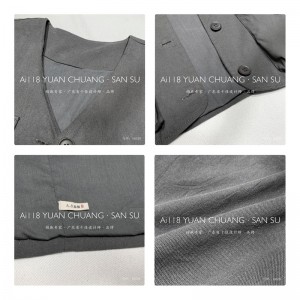 Lys- fittings design Minismst Smelly Casual vest Solid color bomuld og linned overdimensionerede brugertilpassede 18539 Waistcoats