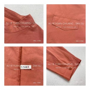 Løs- fittings design Minismist Smelly Casual Solid color Strited Kontrollered overspecialed custoed 17833 Runde krave Shirt