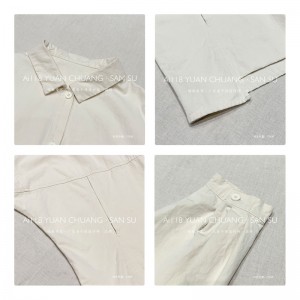 Løs- fittings design Minismist Smelly Casual Solid color Strited Kontrollered overspecialed custoed 17839 Loose Shirt