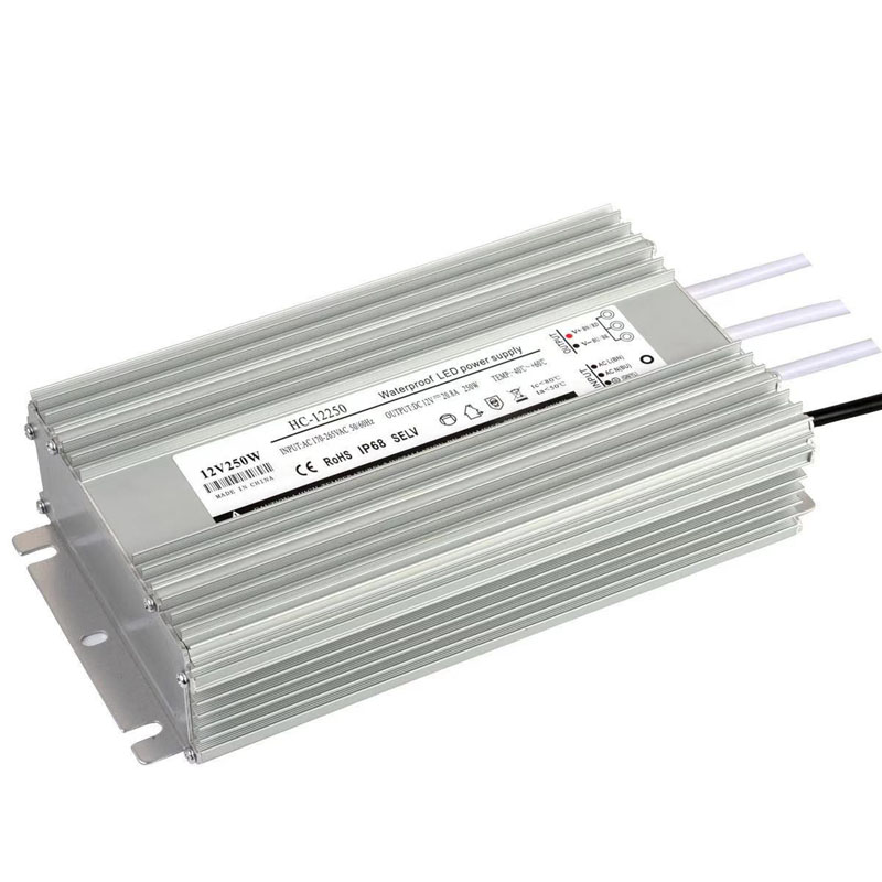 250W-12V-20.83A LED window light power strømforsyning Line lampe low power output strømstyrke range 100-260VAC