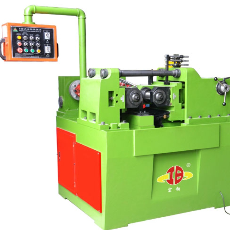 HB-50 Automatisk toakslet hydraulisk reward Thread Rolling Machine Pris i Kina diameter 6-50mm