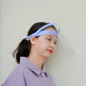 EN 166 Anti Fog Visor Anti- oil Splash Guard Fuld Face Justerbar Face Shield with 10 Replaceable Screens