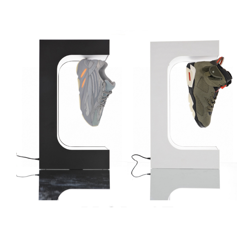 TMJ-548 Moderne New Arrival Product Levitating Shoe Display Magnetic Floating Sneaker Stand