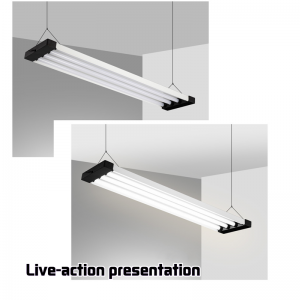 Kontor Indkøbscenter Kontor Lysekrone Lysekrone Lysekrone Lysekrone Enkel stribeformet hjørneloftslampe High Power