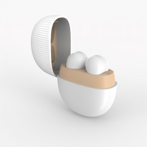 Håndskrevne hovedtelefon TWS Jordknopper Telefon uden tråd med opladningssag