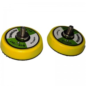 Polyurethan PU Abrasive Sanding Pad Perfekt balanceret backing Pad with Hook Loop backing for Orbital Sander