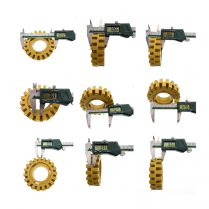 4 Inch 100mm Gummi- iraser Wheel Whzzy Wheel Vinyl decalfjerner til bor