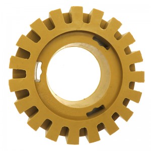 4 Inch 100mm Gummi- iraser Wheel Whzzy Wheel Vinyl decalfjerner til bor