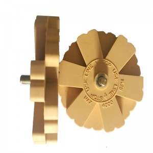 Hot Sale Gummiiraser Wheel Decal Exchange Decal Wheel Decal Car Wallpaper Værktøjer til polering af keramisk materiale