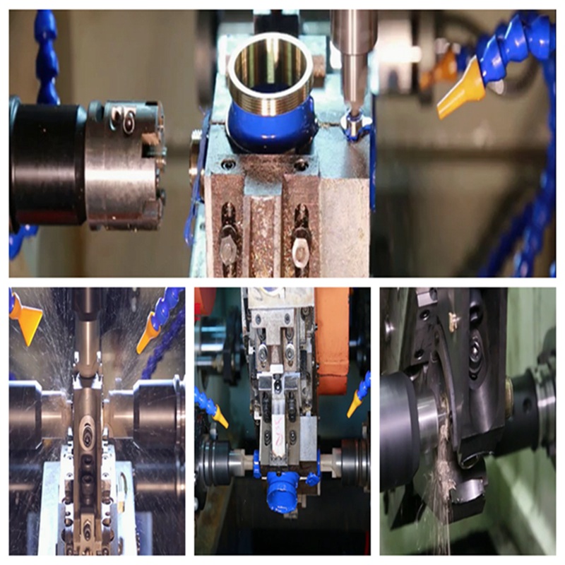Three-Direction Six-Station Five-Axis Three-Way Pipe Fitting Special Machine