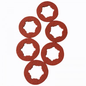 Højtemperaturbestandigt rundt hurtigt papir, ildfast rødt hurtigt papir, elektrisk isoleringspapir