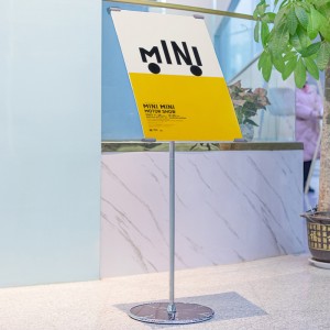 TMJ PP-557 Billig udendørs plakat Roll Up Banner Frame Advertising Display Stand