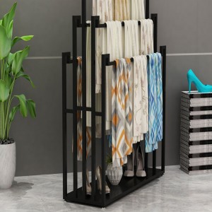 TMJ PP-564 Kina producent engros tilpasses design rose guld tøjstativ