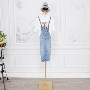 TMJ PP-566 Foldbar Justerbar metal Heavy Duty Garment Rack