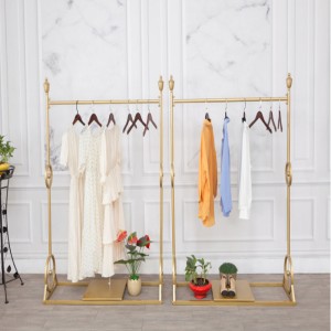 TMJ PP-566 Foldbar Justerbar metal Heavy Duty Garment Rack