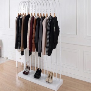 TMJ PP-567 Gold Retail Store Fixture Garment Shop Equipment Rack