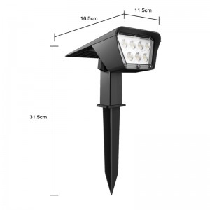 Solar spotlight have lys