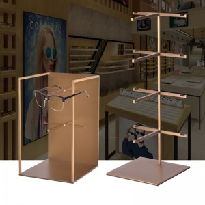 TMJ PP-568 gulvstående nyt design mode metal jern solbriller display rack