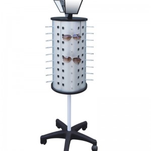 TMJ PP-572 Metal Floor Roterende Sunglass Display Stand Floor Display Showcase