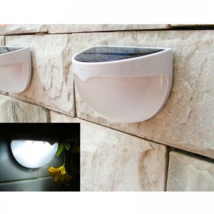 Væglampe til halvsirkel sol