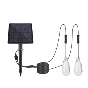 Sollys med dobbeltpærer