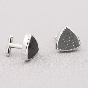 Mens Cufflinks Håndlavede carbon Fiber Cufflinks Sætter til bryllupsvirksomhed