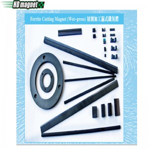 Ferrit skæremagnet (vådpresse)
