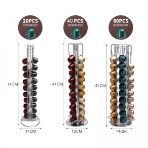 TMJ PP-583 Engroshandel Supply Nespreso Coffee Capsule Holder Display Rack
