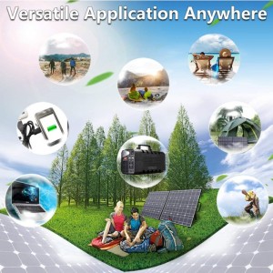 100W Solar foldende poser