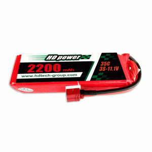 HD POWER 2200mAh 35C 3S 11.1V lipo batteri