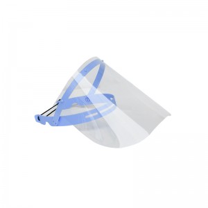 EN 166 Anti Splash Aftagelig ansigtsskærm Sikkerheds ansigtsskærm Plast ansigtsskærm med justerbar ramme