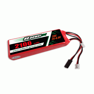 ETOP POWER 2100mAh (A) 20C 2SS 6.6V LiFe batteri til modtager & sender