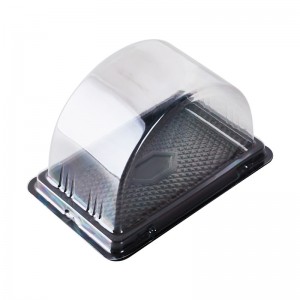 Eco Friendly Bionedbrydelig Compouable Cake Packing Boks miljømæssigt klar blisterboks til kager