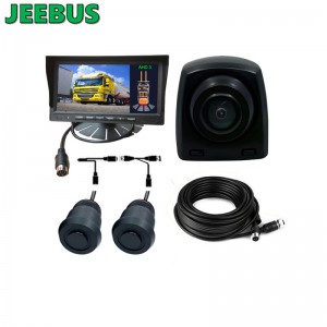 HD Night Vision Car Reverse Camera med 2Sensors Ultimonic Digital Detection Radar ParkeringsSensor Monitoring System