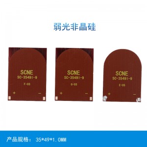 Amorfe silicium solpaneler til indendørs brug