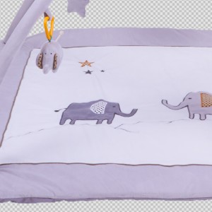 square playmat - elefant