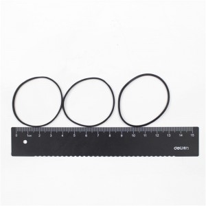 Fabriks direkte salg høj elasticitet god modstandsdygtighed sort gummibånd 38mm diameter vegetabilsk gjordring