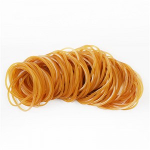 Høj elasticitet anti-aging gul gennemsigtig gummibånd fabrik engros tilpasses gummi ring