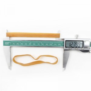 Producenter brugerdefinerede forlængede og udvidede elastikker gule gennemsigtig høj elasticitet ikke let at bryde overdimensionerede elastikker