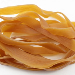 Producenter brugerdefinerede forlængede og udvidede elastikker gule gennemsigtig høj elasticitet ikke let at bryde overdimensionerede elastikker