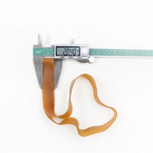 Fabrikanter specialfremstillede store slidbestandige, højtemperatur- og anti-aldrende industrigummibånd