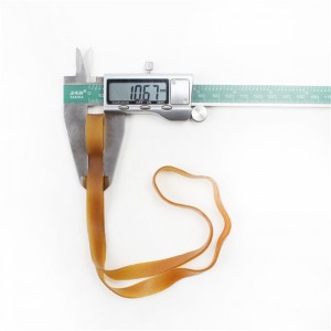 Producenter brugerdefineretnaturgummi primærfarve høj elasticitet og sejhed industrielle elastikker