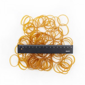 Producent engrosnaturgummi gul gennemsigtig høj elasticitet og sejhed krabbe, hummerbinding landbrugs elastik