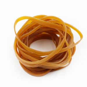 Brugerdefineretnaturgummi Materiale Holdbar Højtemperatur Anti-Aging Natural Color Crab Binding Rubber Band